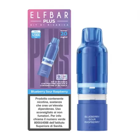 Blueberry Sour Raspberry - Elfbar Plus - Ricarica