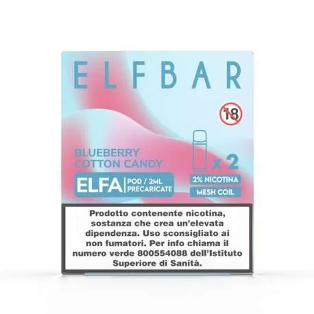 Blueberry Cotton Candy - Elfa - Ricarica